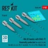 RESKIT RS48-0498 Mk.83 bombs with MAU-91 thermally protected (4 pcs) (3D printed) 1/48